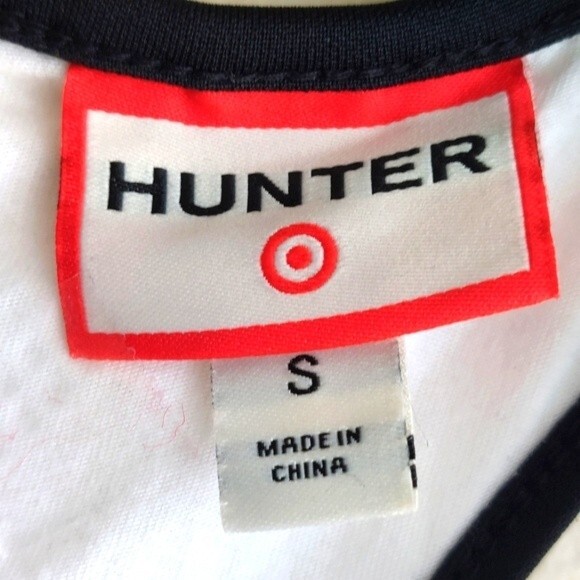 Hunter for Target White Mesh Racerback Tank Top Drawstring Waist Size Small - Picture 3 of 5